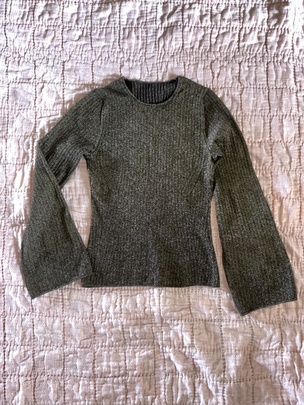 Banana Republic sparkly knit top size S